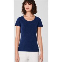 HempAge Damen T-Shirt mit Rollsaum Hanf/Bio-Baumwolle