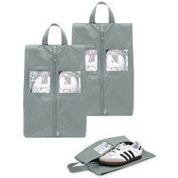 TRAVEL DUDE Schuhtasche 2er Set - Wasserfeste Schuhbeutel Reise, Koffer, Gepäck - Schmutzabweisender Schuhsack Reise für Schuhe