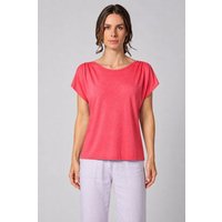 HempAge Ärmelloses Damen-Shirt mit U-Boot Halsausschnitt Hanf/Biobaumwolle