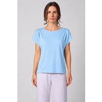 HempAge Ärmelloses Damen-Shirt mit U-Boot Halsausschnitt Hanf/Biobaumwolle