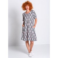 Heidekönigin Viskose Kleid kurzarm