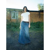 Nudie Jeans Tanja Skirt Orange Painter