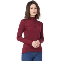 Woolona Merino Langarmshirt Damen - VEGA - 100% Merinowolle (Zip)