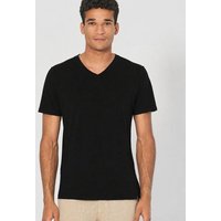 HempAge V-Kragen T-Shirt Hanf/Biobaumwolle