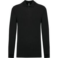 YTWOO Herren Piqué-Polo Langarm