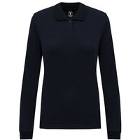 YTWOO Damen Piqué-Polo Langarm