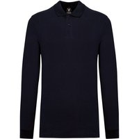 YTWOO Herren Piqué-Polo Langarm