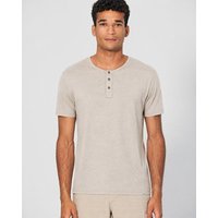 HempAge Herren Henley T-Shirt Hanf/Biobaumwolle