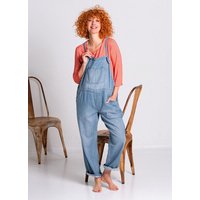 Heidekönigin Latzhose light denim