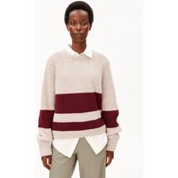 ARMEDANGELS RIB STRIPED Damen Strickpullover aus Bio-Woll Mix