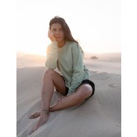 FUXBAU Frauen fux Pullover - seegrün, seeblau & rot