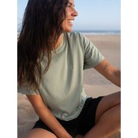 FUXBAU Frauen fux T-Shirt - seegrün, seeblau & rot