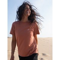 FUXBAU Frauen fux T-Shirt - seegrün, seeblau & rot