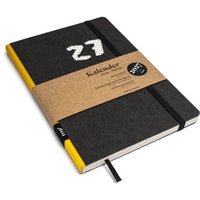 tyyp Taschenkalender 2027 schwarz – achtsam planen auf Recyclingpapier – A5, vegan & handgefertigt