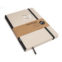tyyp Wochenplaner 2027 – Taschenkalender A5 aus Recyclingkarton – grau, vegan & handgefertigt