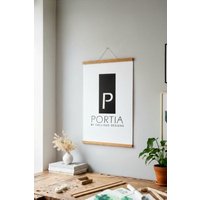 Portia by Callidus Designs Posterleiste magnetisch aus FSC®-zertifizierter Eiche in DIN A1, A2, A3, A4, A5