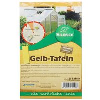 Silberkraft Silence Gelbtafeln (groß): Optimales Monitoring gegen weiße Fliegen, Trauermücken und Blattläuse