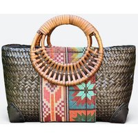 Der Lindwurm Handtasche Adèle aus Seggengras