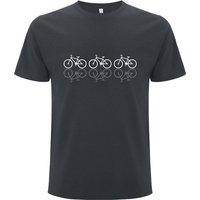 Spreecult Spiegel Fahrrad - Bio und Fair - Männer Unisex T-Shirt - Bike Shirt