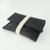 matilda k. manufaktur Minimalistischer Kabel Organizer aus Wollfilz 'otto' in 2 Größen | passend zu Laptophülle 'max'