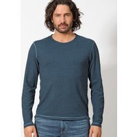 HempAge Herren Langarmshirt gestreift Hanf/Biobaumwolle