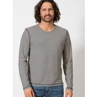 HempAge Herren Langarmshirt gestreift Hanf/Biobaumwolle