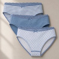 comazo|earth Fairtrade Mädchen Slip 3er Pack