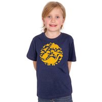 HANDGEDRUCKT "Dinos" Unisex Kinder T-Shirt Earth Positive