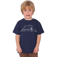 HANDGEDRUCKT "Later" Unisex Kinder T-Shirt Earth Positive