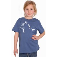 HANDGEDRUCKT "Stubentiger" Unisex Kinder T-Shirt Earth Positive