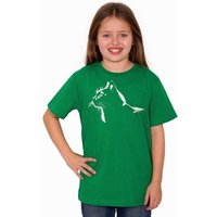HANDGEDRUCKT "Stubentiger" Unisex Kinder T-Shirt Earth Positive
