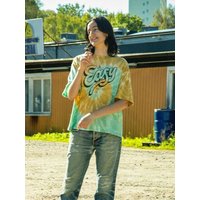 Nudie Jeans RITA T-Shirt Take it Easy Batik - Multi