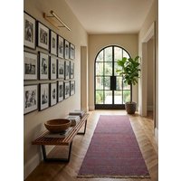 Kelim Gashgai Mehrfarbig „Rugtales“ aus Schurwolle, 63x192 cm