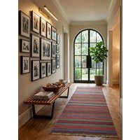 Kelim Gashgai Mehrfarbig „Rugtales“ aus Schurwolle, 62x197 cm