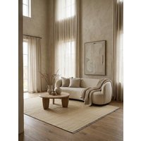 Kelim Gashgai Beige „Rugtales“ aus Schurwolle, 150x201 cm