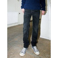 Nudie Jeans Jeans aus Biobaumwolle Steady Eddie II - Black Fog