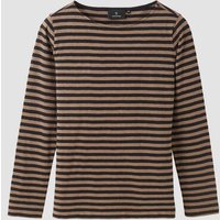 Damen Slub Longsleeve aus Baumwolle - IRIS STRIPES - recolution