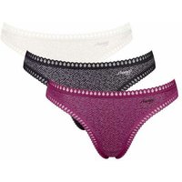 Sloggi 3er Pack GO Crush String Bio-Baumwolle