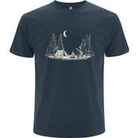 Spreecult King of Camping - Bio und Fair - Männer Unisex T-Shirt