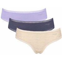 Sloggi 3er Pack GO Crush Hipster Slip Bio-Baumwolle