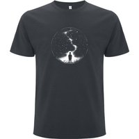 Spreecult Sternenkind - Bio und Fair - Männer Unisex T-Shirt - Sternenhimmel