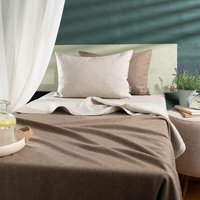 nahtur-design Sommerdecke aus Bioleinen & Merinowolle | leichte Bettdecke 150 × 200 cm