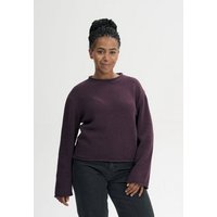 MELA Rollsaum Strickpullover Style GEETHA aus 100% Bio-Baumwolle