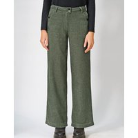 HempAge Damenhose mit Pepita-Muster Hanf/Biobaumwolle