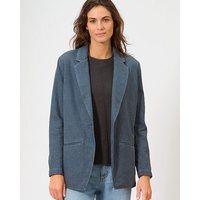 HempAge Damen Blazer Pepita Hanf/Biobaumwolle