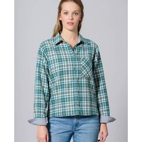 HempAge Karierte Bluse Hanf/Biobaumwolle
