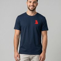 little kiwi Herren T-Shirt, "Fuchs", Navy, Dark Heather Indigo