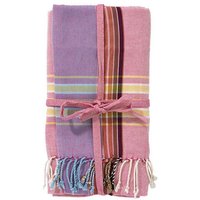 weltPartner Baumwolltuch, Strandtuch, Sarong "Kikoi"