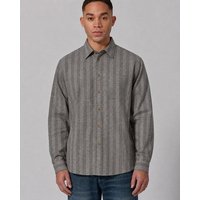 HempAge Gestreiftes Hemd Hanf/Biobaumwolle Casual Fit