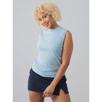Honest Basics Damen Mock-Top aus Bio- und recycelter Baumwolle